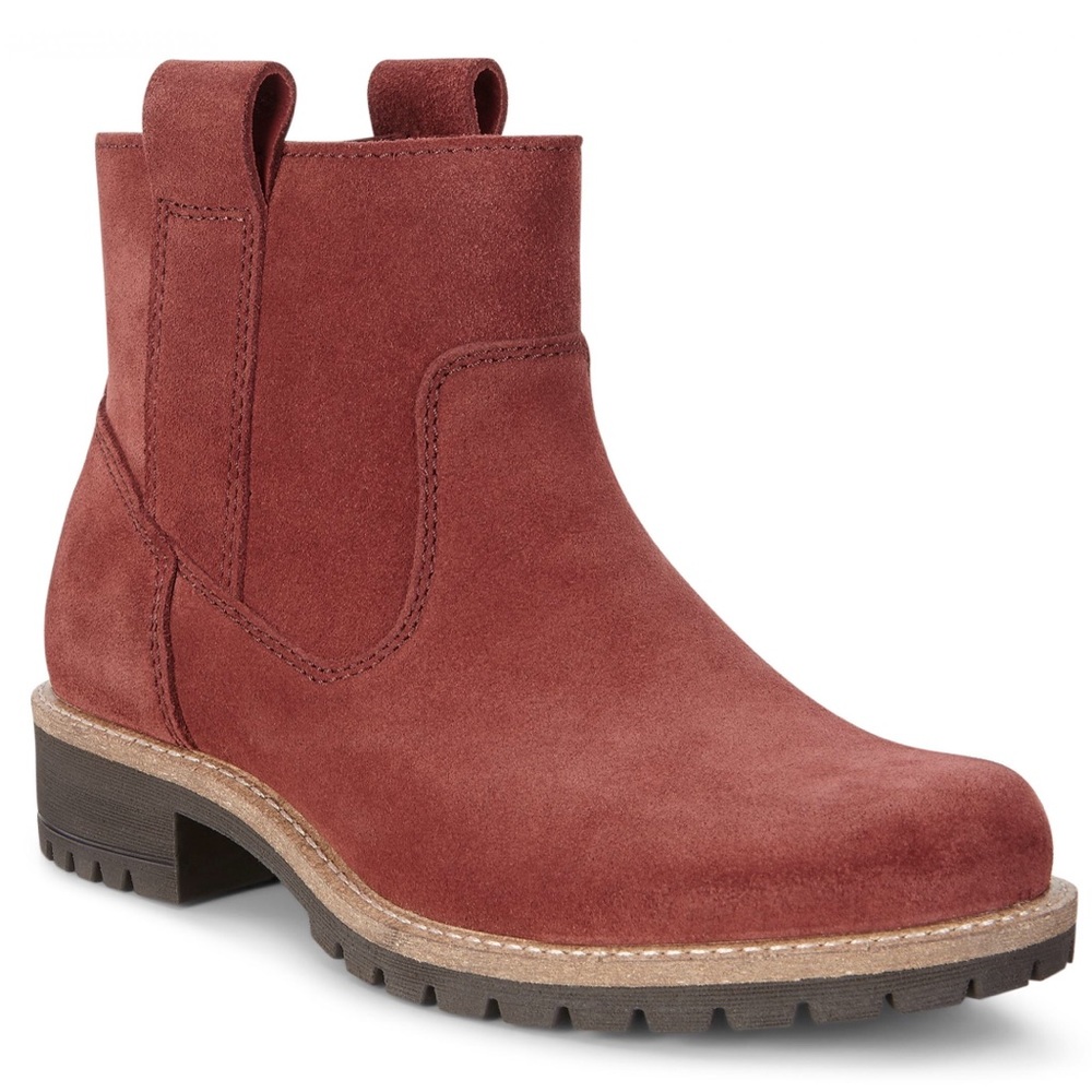 NWOT ECCO Elaine Ankle Boot in Fired Brick